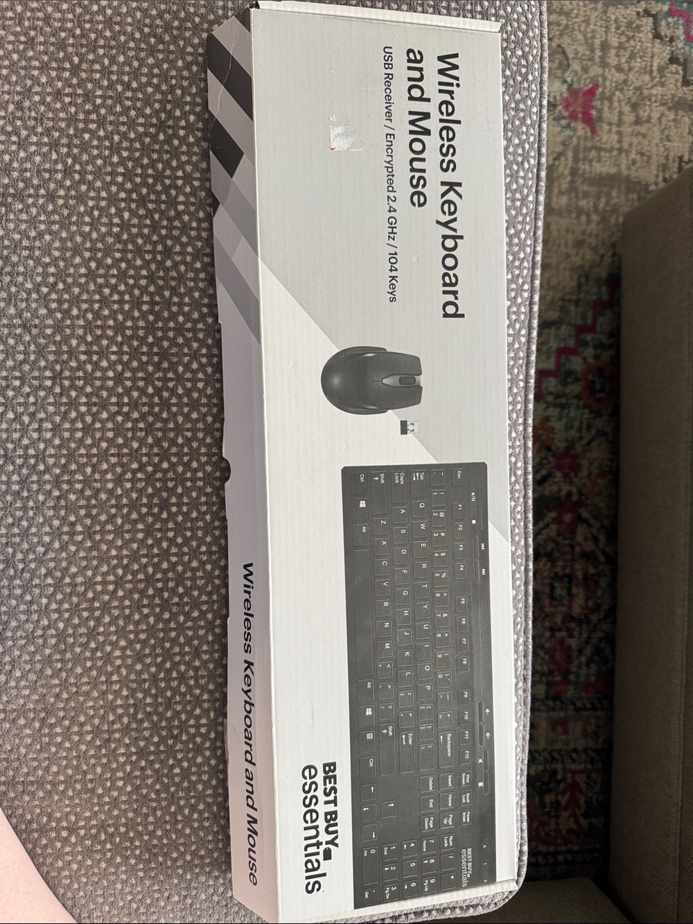 Wireless Keyboard and Mouse - Black